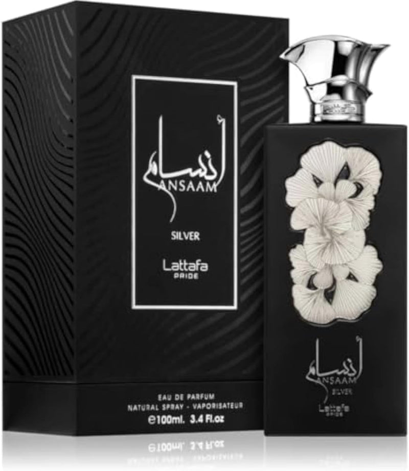 PERFUME LATTAFA ANSAAM SILVER PRIDE EAU DE PARFUM FEMININO